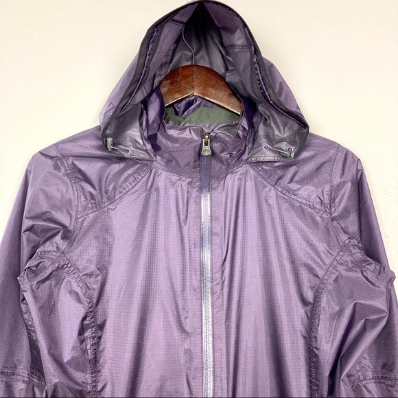 Outdoor Research Helium Rambler Jacket Women’s Size M Raincoat Seam Sealed Hood - Picture 3 of 11